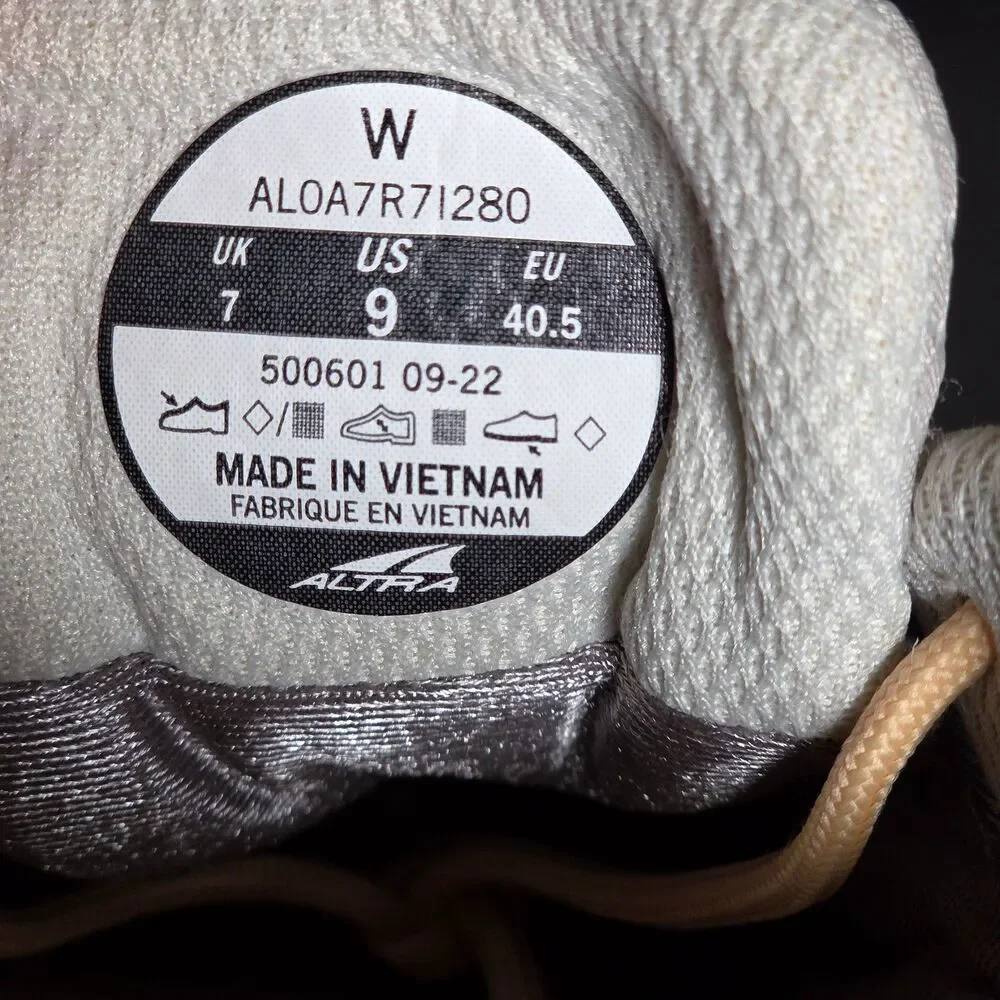 Altra Lone Peak All-WTHR 2 Shoes Women's Size 9 Trail Running AL0A7R71280 - Picture 8 of 8